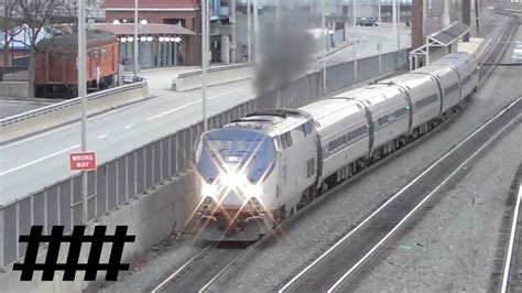 Amtrak At Altoona Station And Cp Altoona The Pennsylvanian Lead By P42dc