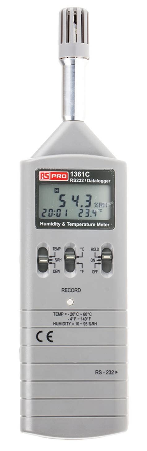 RS PRO RS PRO 1361C Temperature Humidity Data Logger 1 Input