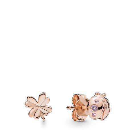 Pandora 4 Leaf Clover Earrings Pandora Necklace And Earring Set