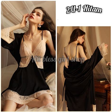 Jual Baju Tidur Kimono Lingerie U Shopee Indonesia