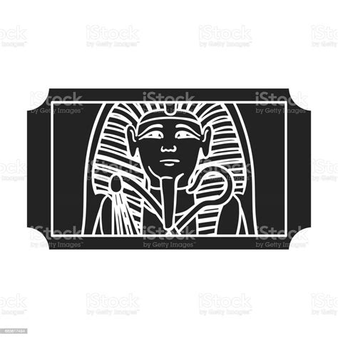 Ticket To The Museum Icon In Black Style Isolated On White Background Museum Symbol Stock Vector