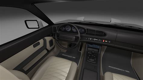 Porsche 944 S2 with interior 3D Model $80 - .blend .stl .obj .fbx .dae ...