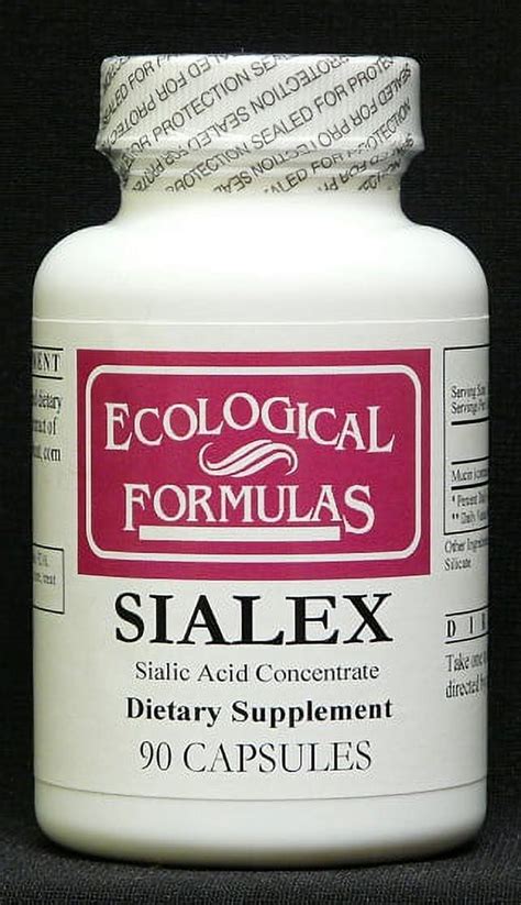 Ecological Formulas Sialex Sialic Acid 500 Mg 90 Capsules