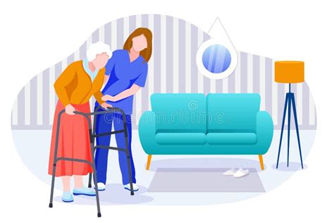 Elderly Care Stock Illustrations 35418 Elderly Care Stock