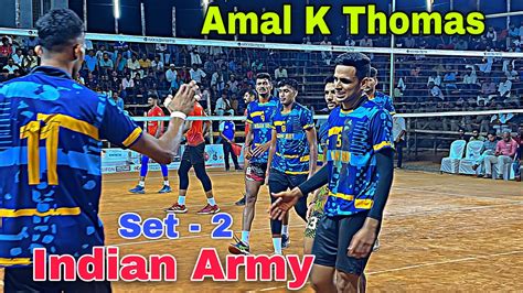 Amal K Thomas Indian Army Vs Airforce Set 2 All India