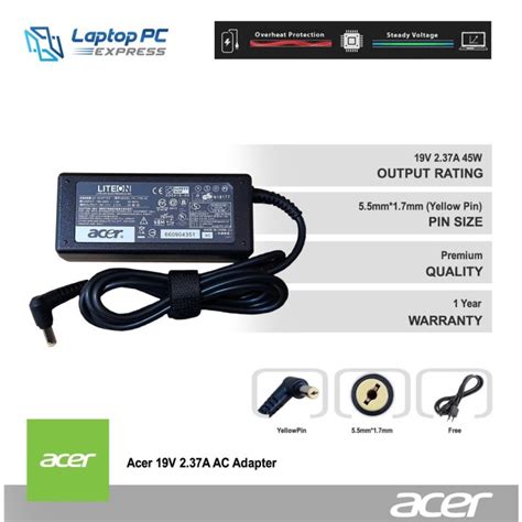 Acer Laptop Charger V A Mm X Mm Model Adp Fe F A