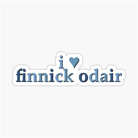 I Love Finnick Odair Sticker For Sale By Sunsetseasons Redbubble