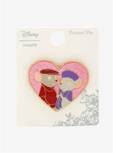 Loungefly Disney The Rescuers Heart Enamel Pin Hot Topic Heart