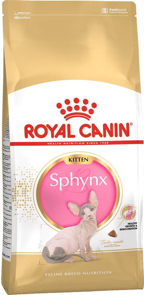 Сухой корм для котят для котят породы сфинкс до 12 месяцев Royal Canin ...