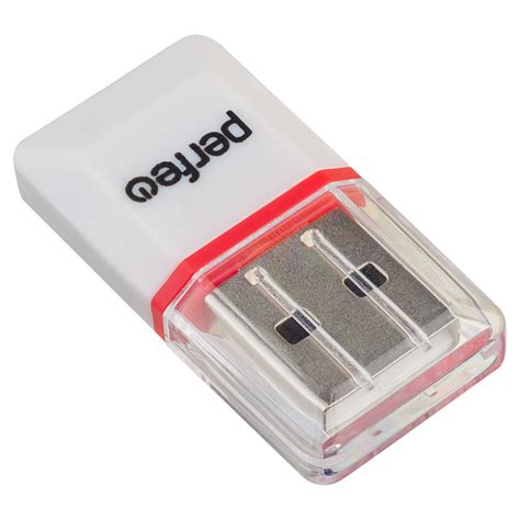 Картридер PERFEO PF-VI-R008 White Micro SD Card Reader (PF_5056) купить ...