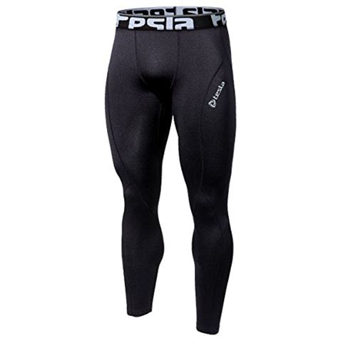 Tsla 1 2 Or 3 Pack Mens Compression Pants Cool Dry Athletic Workout