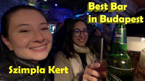 Best Ruin Bar In Budapest Is Szimpla Kert Budapest Nightlife Youtube