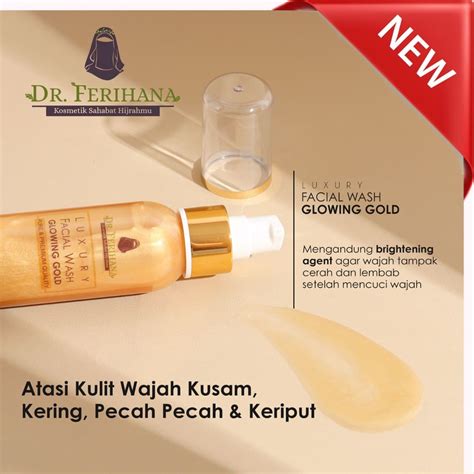 Jual Paket Glowing Gold Dr Ferihana Cosmetics Skincare Merupakan