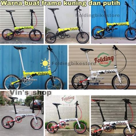 Jual Sepeda Lipat Fnhon Freedom 16 Inch 14 Inch Fullbike Med High