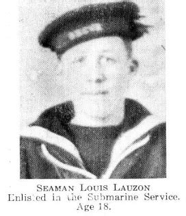 Louis Lucien Lauzon Able Seaman RCNVR