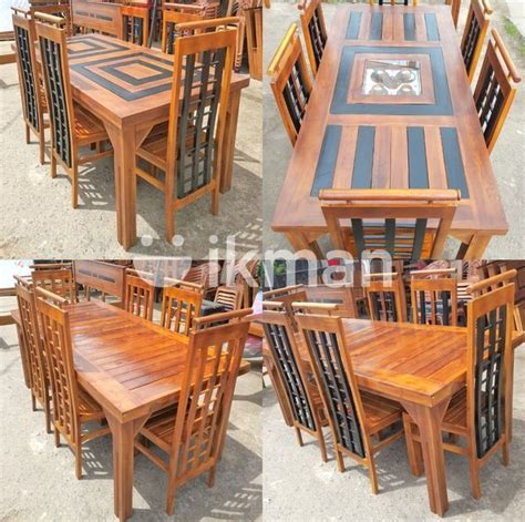 Teak Heavy Dining Table And 6 Chairs Code 84735 For Sale Kaduwela Ikman