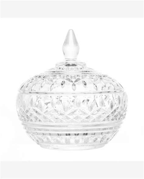 Riachuelo Potiche Decorativo De Cristal Lys 14cm X 15cm Wolff