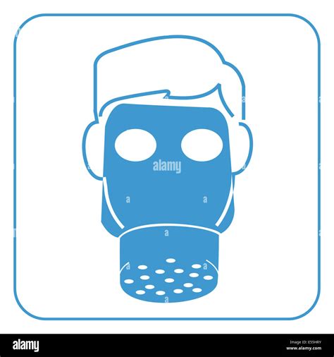 Gas Mask Safety Equipment Symbol Vector Stock Photo Alamy