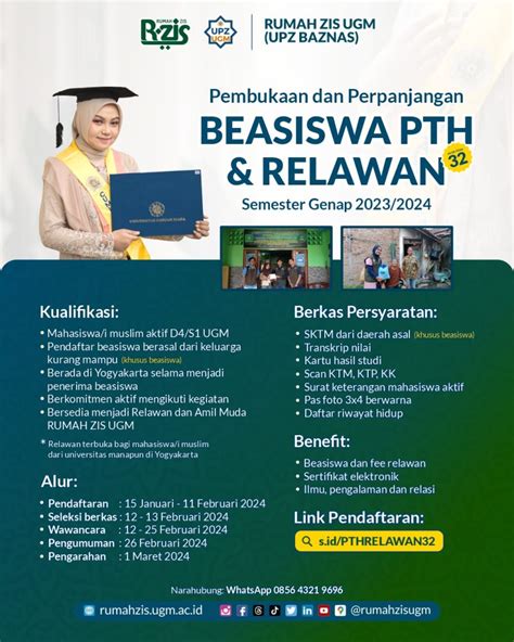 Pembukaan Beasiswa PTH Dan Relawan Angkatan 32 RUMAH ZIS UGM