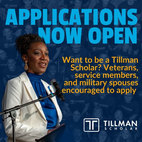 Class Of 2024 Tillman Scholar Applications Open Today Pat Tillman