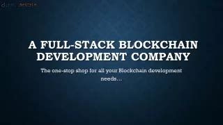 PPT Solana Blockchain Development Company PowerPoint Presentation