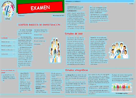 Desarrollo Humano Examen De Desarrollo Humano