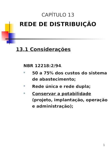 PPT CAPÍTULO 13 REDE DE DISTRIBUIÇÃO DOKUMEN TIPS