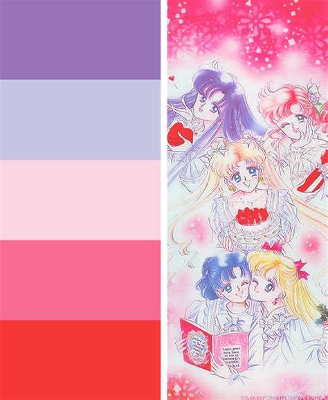 Sailor Moon Rainbow Color Palette Design Pastel Colour Palette Color Palette