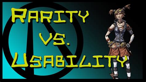 Borderlands 2 Rarity Vs Usability Weapon Tier Order Youtube