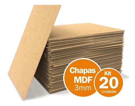 Placa Chapa Mdf Cru X A Mm Und Quadros Artesanato