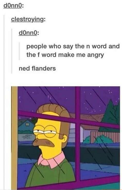 ned flanders | Ned flanders, The simpsons, Dark comics