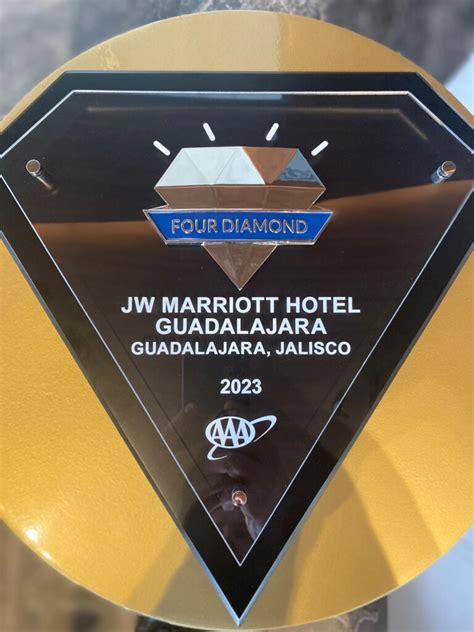 JW Marriott Guadalajara Gana El Premio 4 Diamantes De La AAA