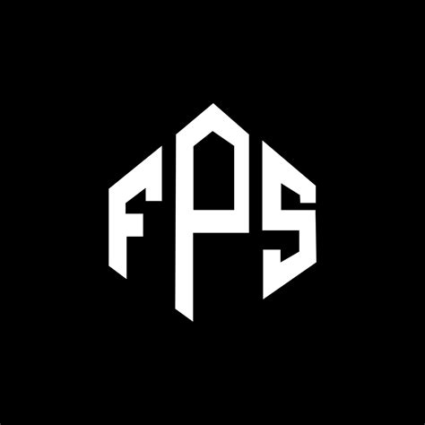 Dise O De Logotipo De Letra Fps Con Forma De Pol Gono Dise O De