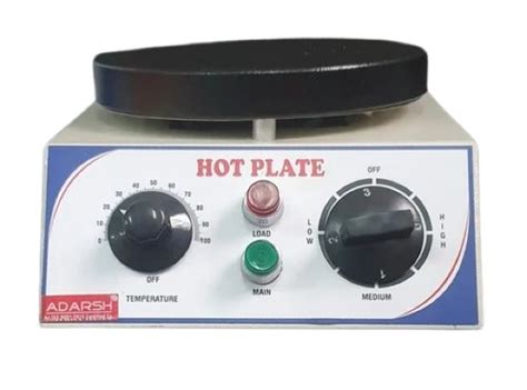 Round Laboratory Hot Plates Voltage 230 V Color Black Adarsh