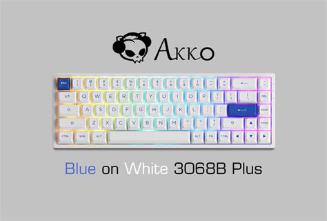 Blue On White 3068b Plus Akko Official Global Site