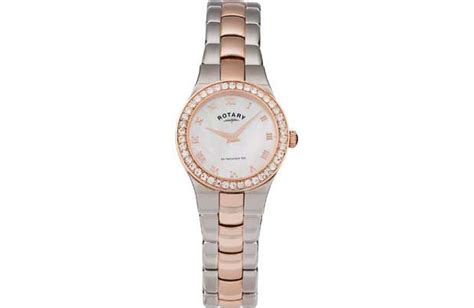 Argos Rotary Ladies Rose Gold And Stainless Steel Bracelet Watch €68