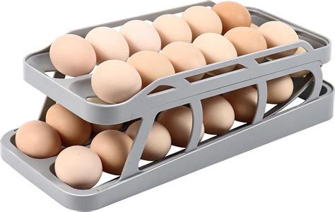 Amazon Rolling Egg Holder For Refrigerator Escalator Rolling Egg