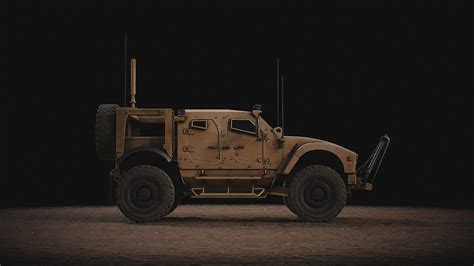 Artstation Oshkosh Military Vehicle Pack Game Assets