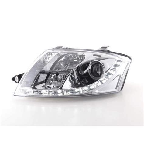 Phares Daylight Set Avec Feux De Jour Pour Audi Cdiscount Auto