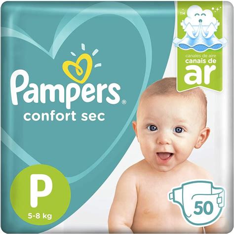 Fralda Pampers Confort Sec P 50 Unidades Pampers