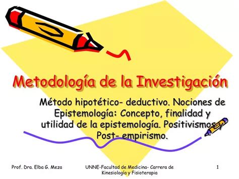 PPT Metodología de la Investigación PowerPoint Presentation free