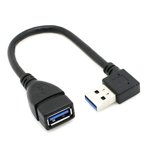 USB 3.0 Extension Cable - Right Angle - modDIY.com