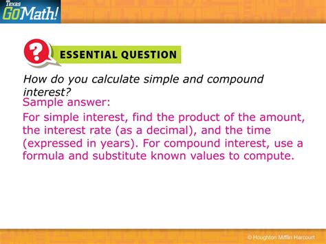 Ppt Calculating And Comparing Simple And Compound Interest Powerpoint Presentation Id 9228546