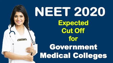 Cut Off NEET 2020 For Government And Private Medical Colleges