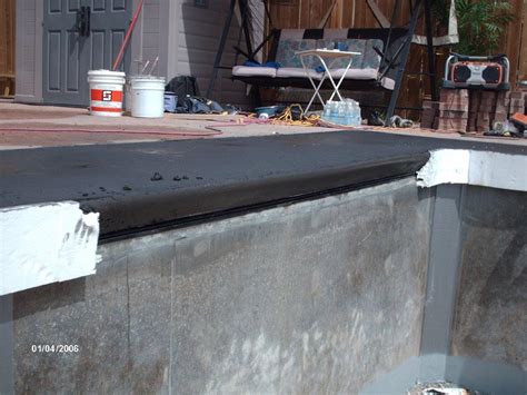 Cantilevered Concrete Pool Coping