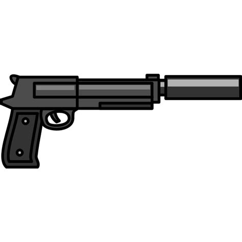 Gray Gun Free Svg