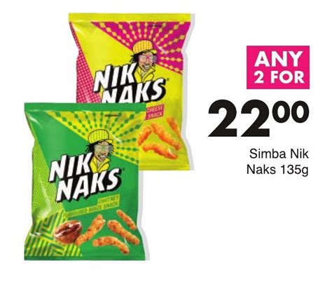 Simba Nik Naks 2 X 135g Offer At Save