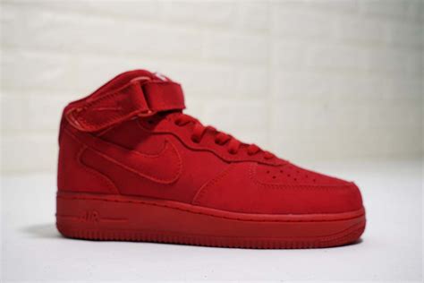 Nike Air Force 1 Mid '07 Suede Gym Red