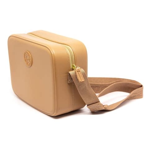 Bolsa Feminina Moleca Quadrada Transversal 50007 1 Nude Shopee Brasil