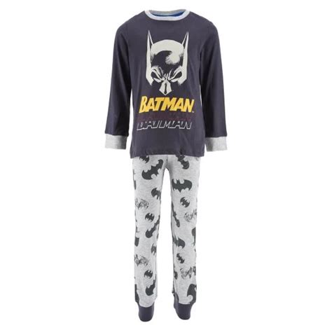 Dc Comics Ensemble De Pyjama Long Coton Gar On Batman Hiver